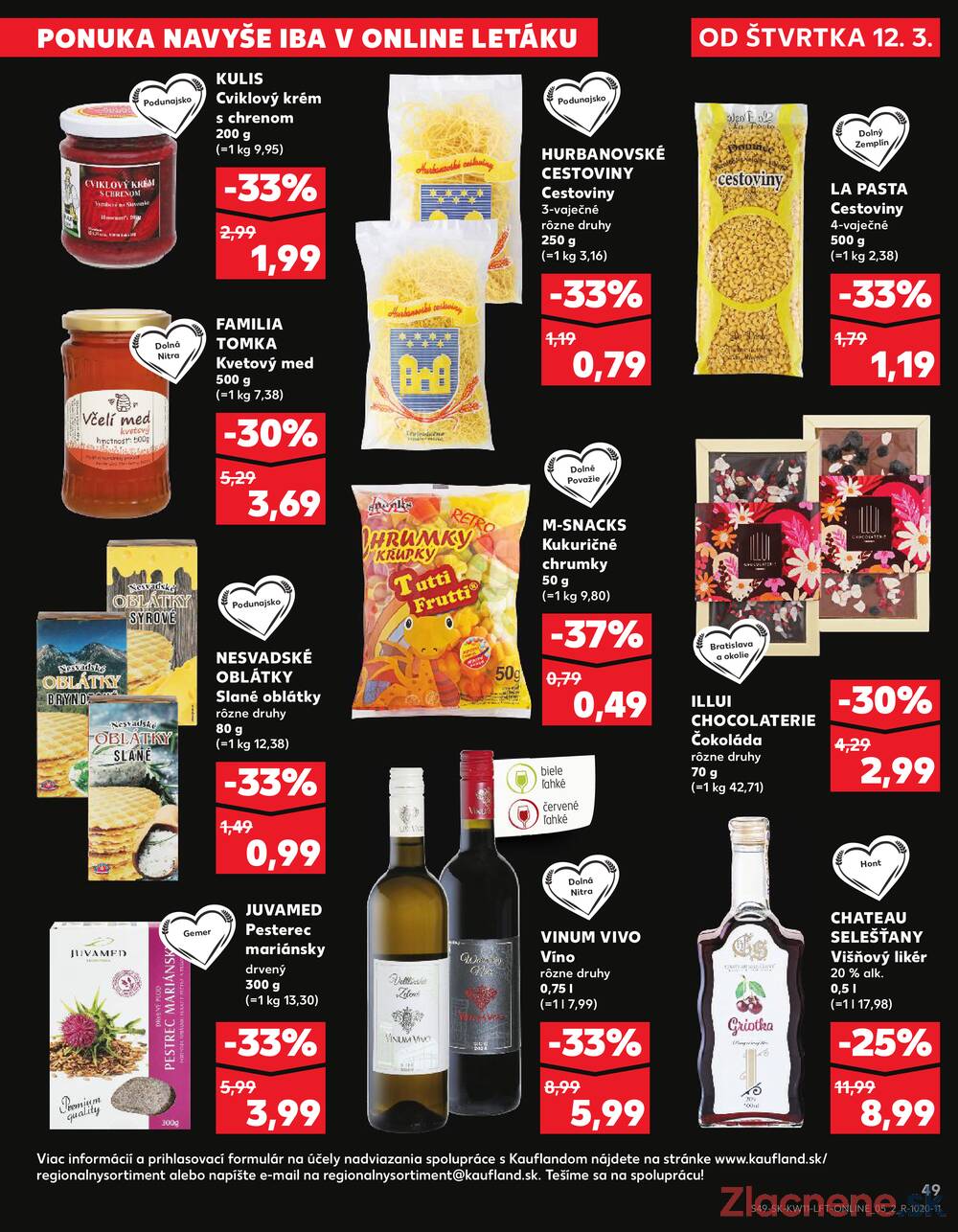 Kaufland 12.3. - 18.3. - Kaufland Sabinov