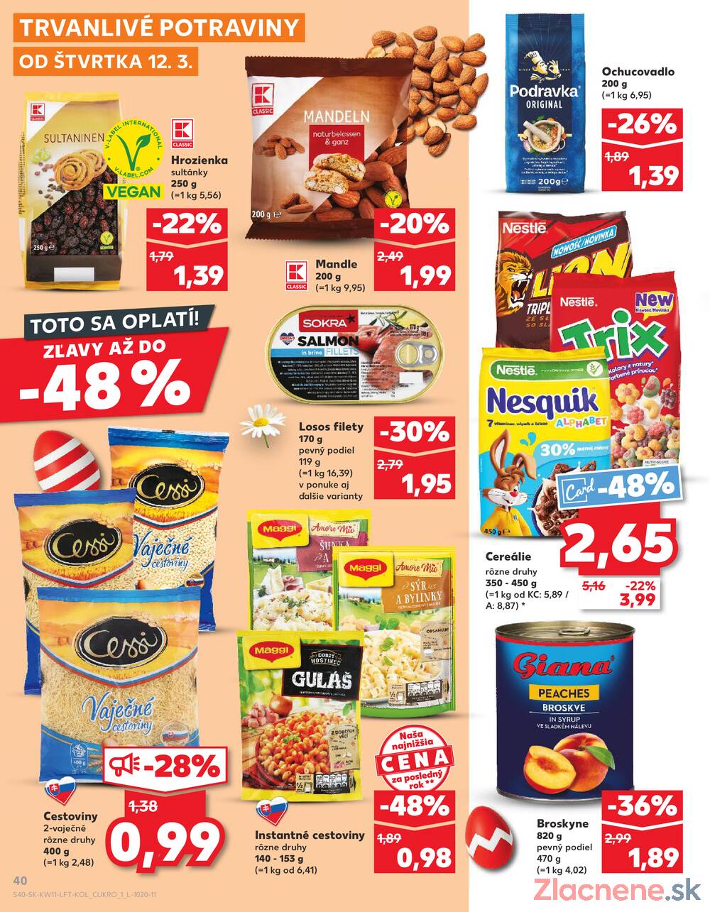 Kaufland 12.3. - 18.3. - Kaufland Piešťany
