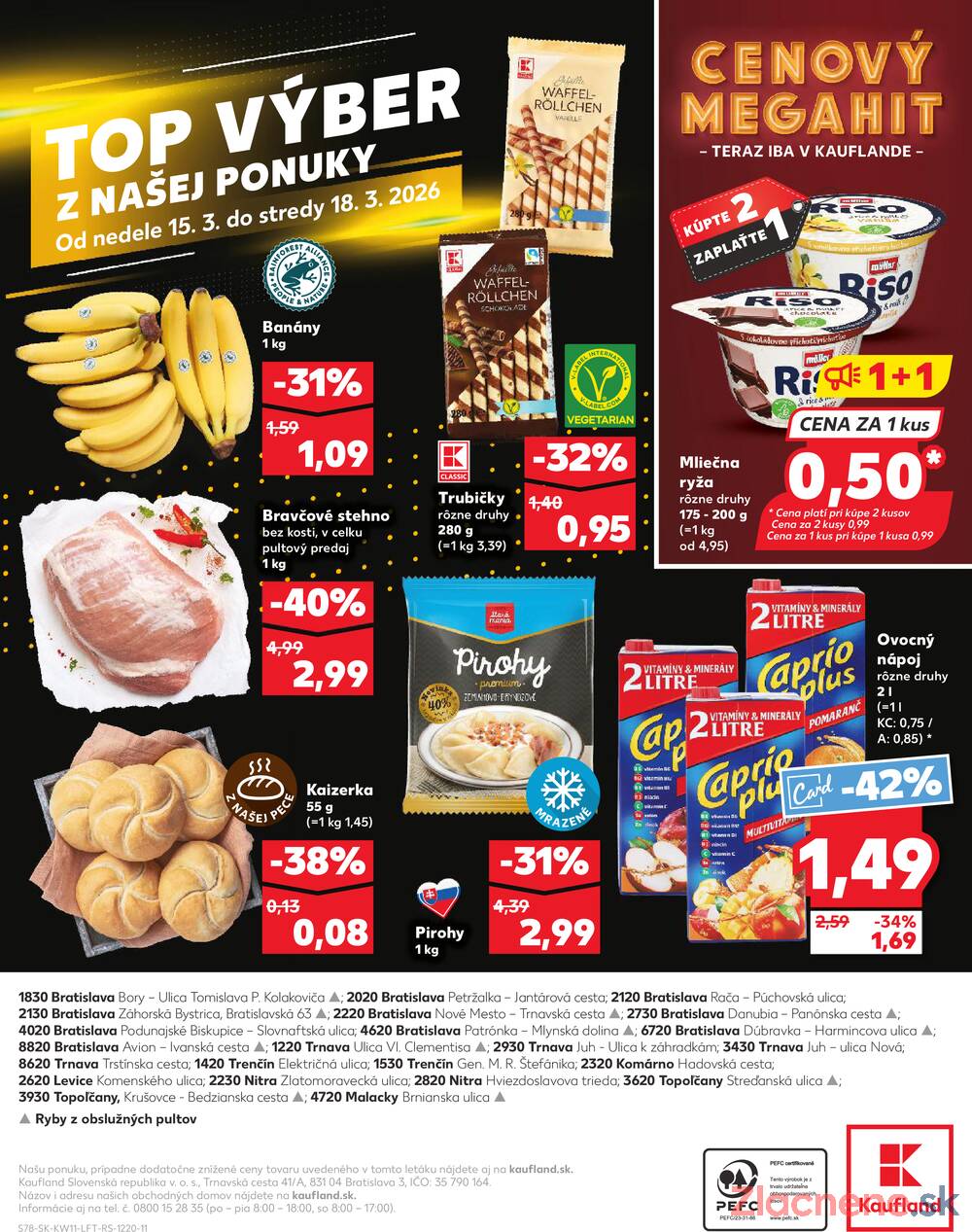 Kaufland 12.3. - 18.3. - Kaufland Bratislava - Rača