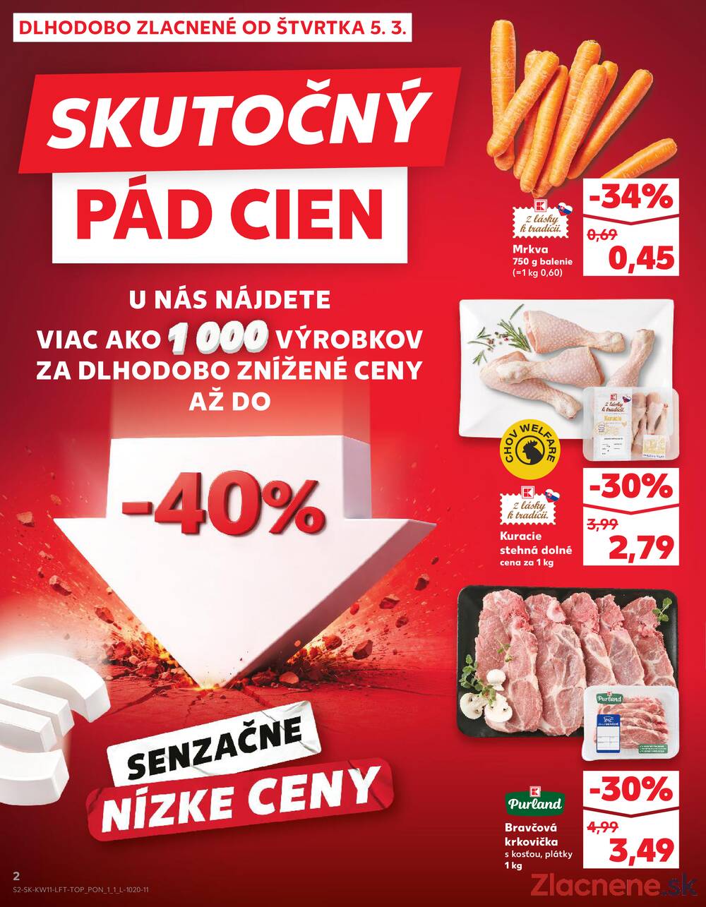 Kaufland 12.3. - 18.3. - Kaufland (Harmincova, Bratislava - Dúbravka)