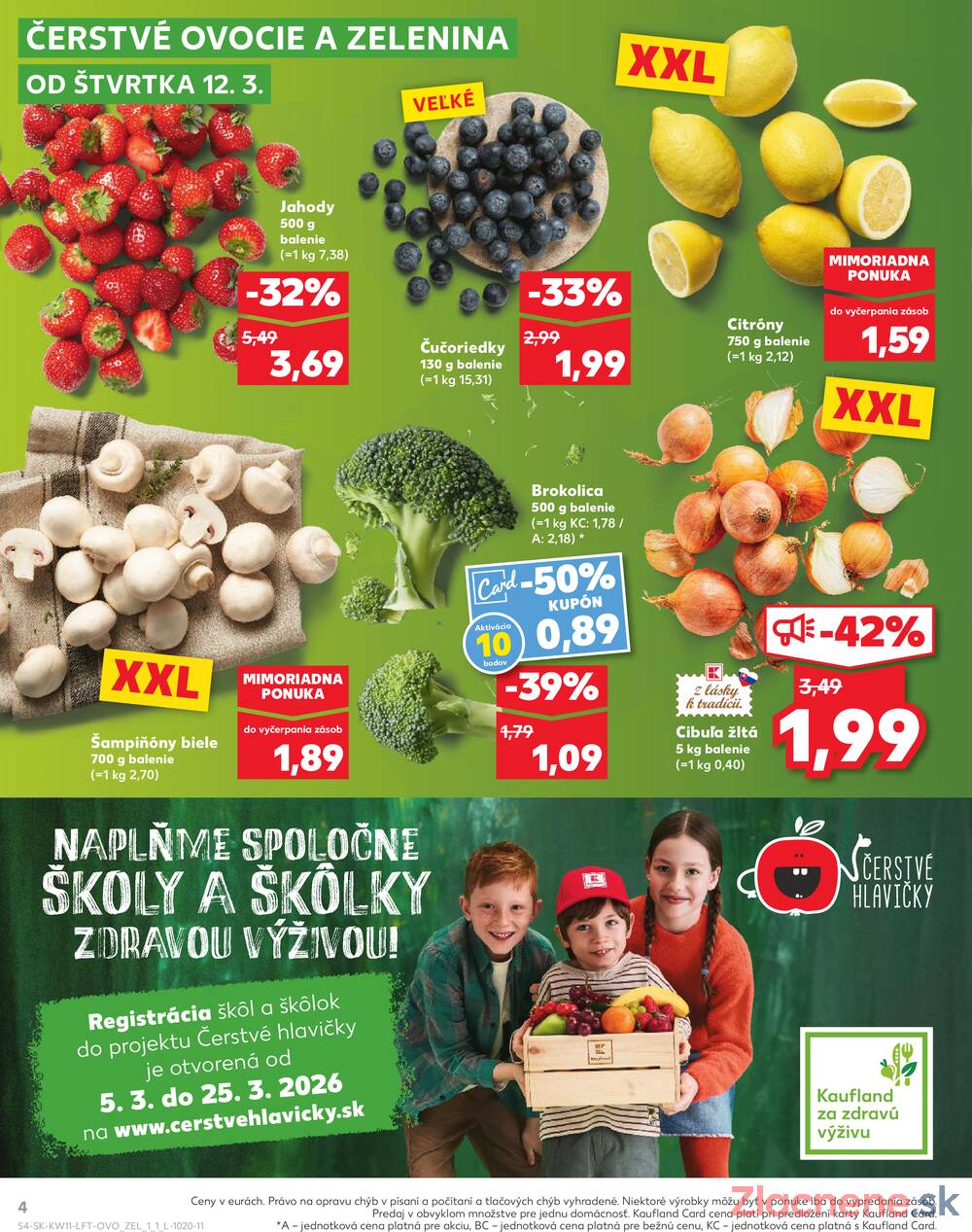 Leták Kaufland - Kaufland 12.3. - 18.3. - Kaufland Košice - OC Galéria  - strana 4