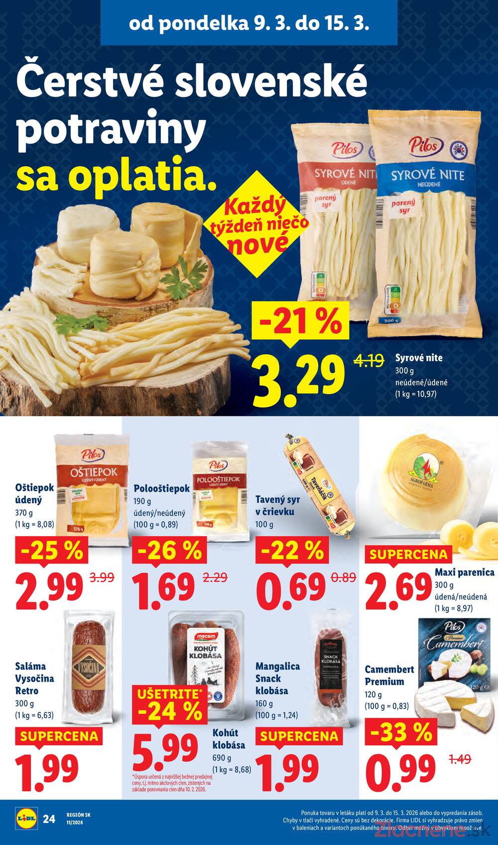 Lidl Štvrtok 12.3. - 15.3.