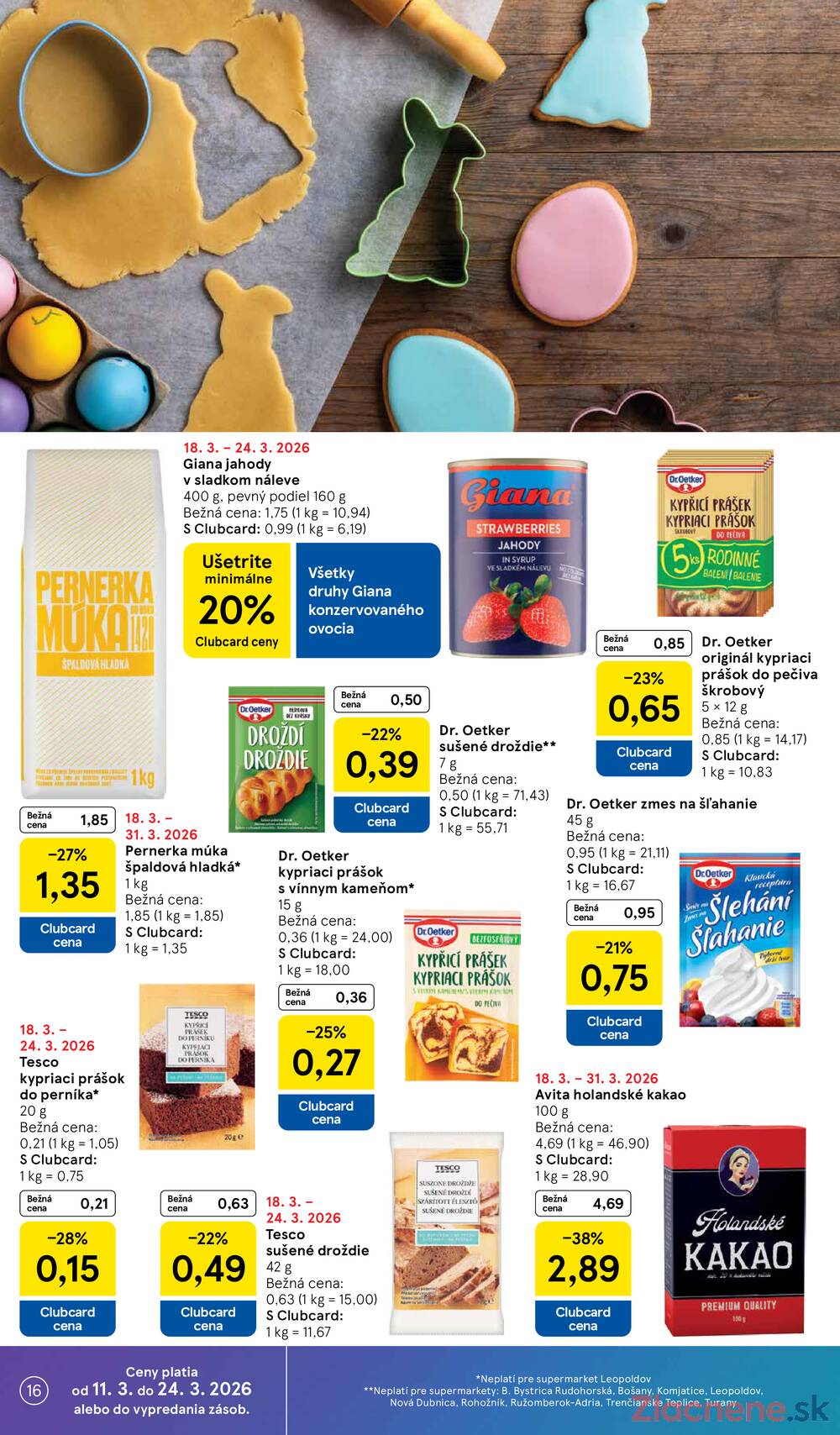 Tesco supermarkety od 18.3. do 24.3.2026