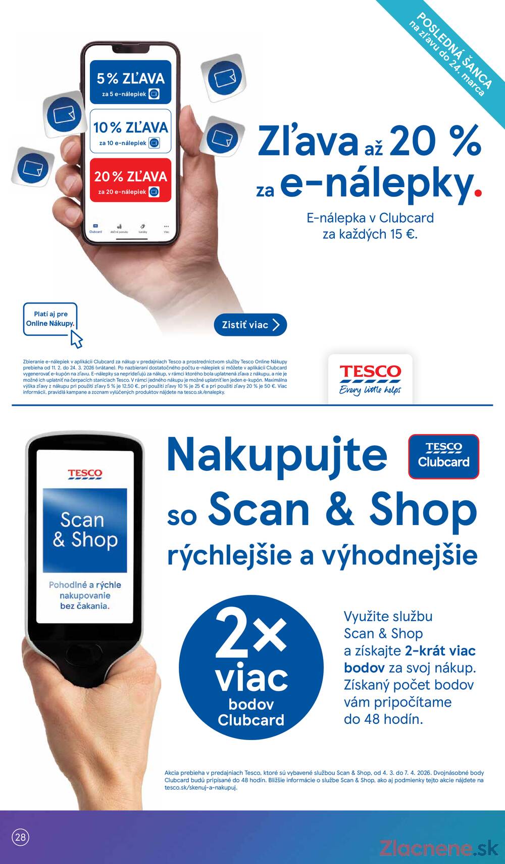 Leták Tesco - Tesco supermarkety od 18.3. do 24.3.2026 - strana 28 Leták Tesco - Tesco supermarkety od 18.3. do 24.3.2026 - strana 28