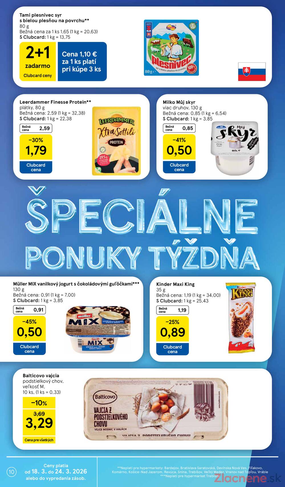 Leták Tesco - Tesco malé hypermarkety 18.3. - 24.3. - strana 10