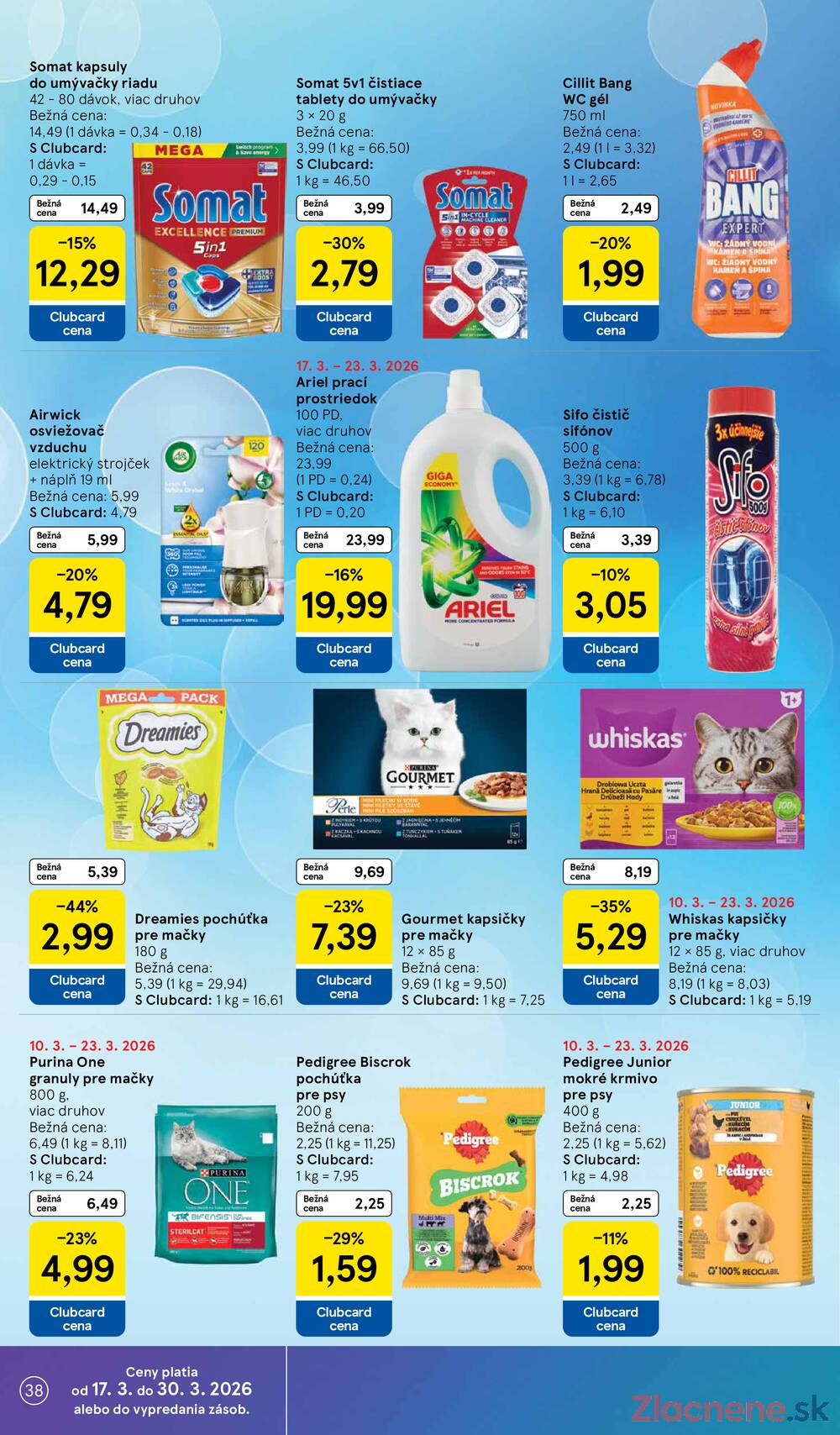 Leták Tesco - Tesco malé hypermarkety 18.3. - 24.3. - strana 38