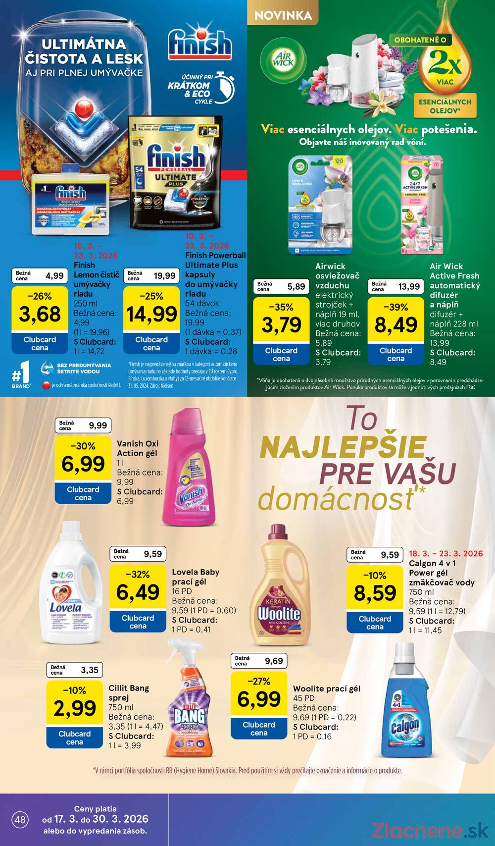 Leták Tesco - Tesco malé hypermarkety 18.3. - 24.3. - strana 48