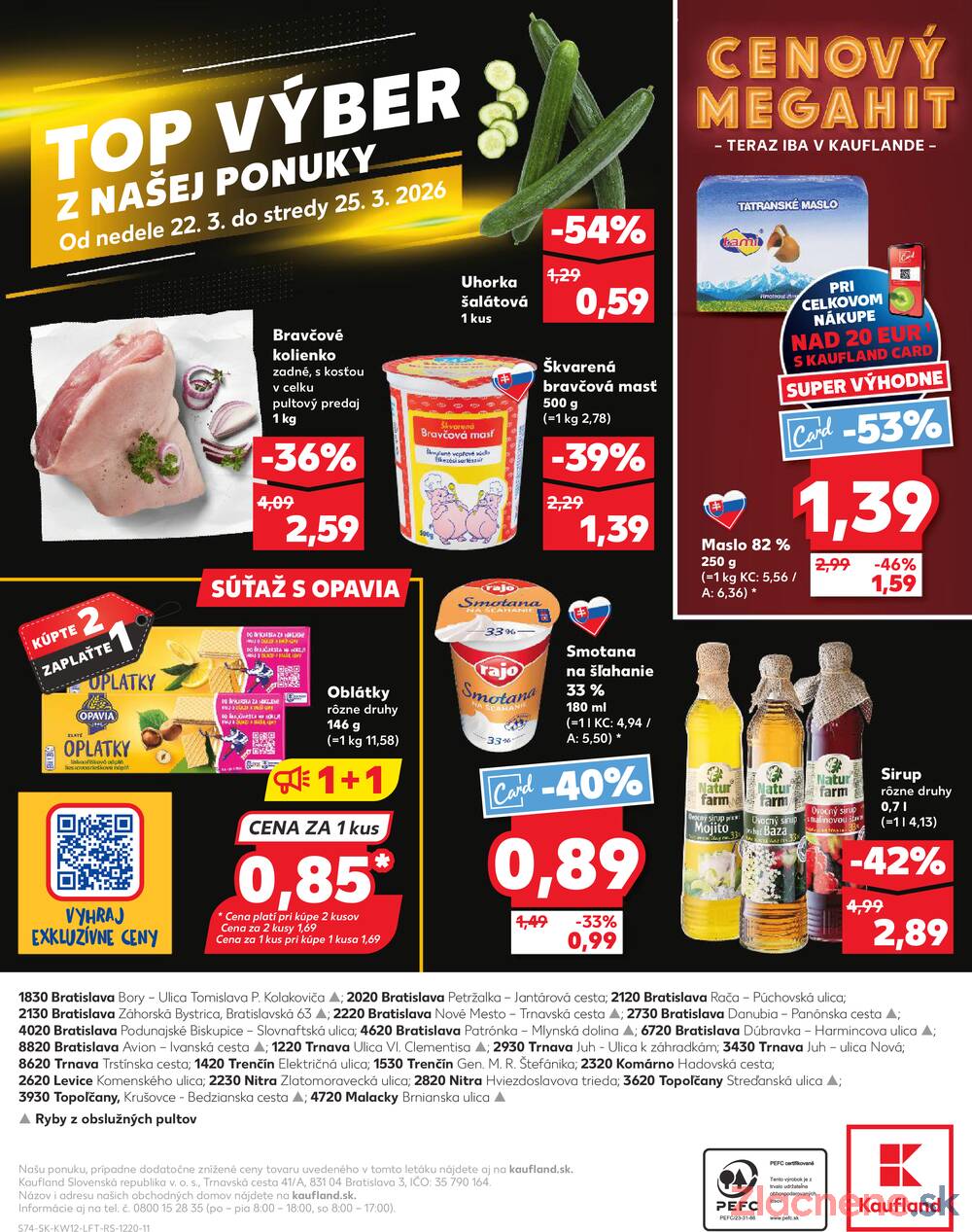 Leták Kaufland - Kaufland 19.3. - 25.3. - Kaufland Bratislava - Rača - strana 74