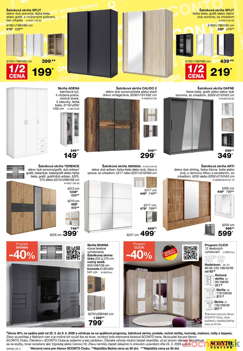Leták SCONTO nábytok - Sconto nábytok od 25.3. do 21.4.2026 - strana 3