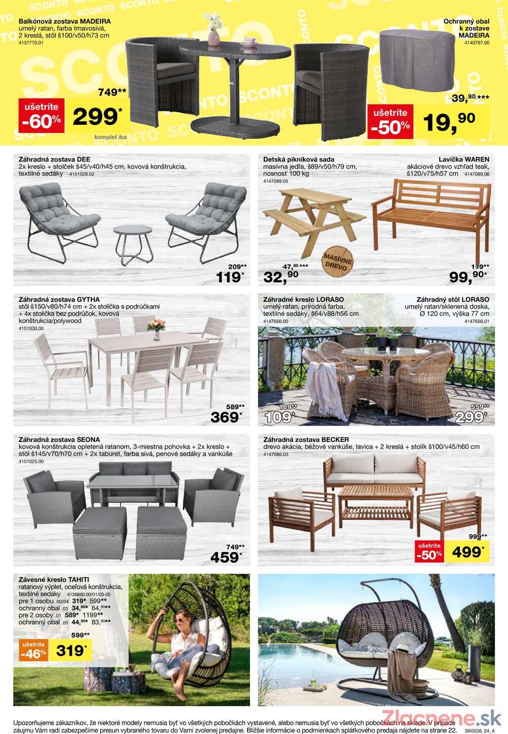 Leták SCONTO nábytok - Sconto nábytok od 25.3. do 21.4.2026 - strana 24