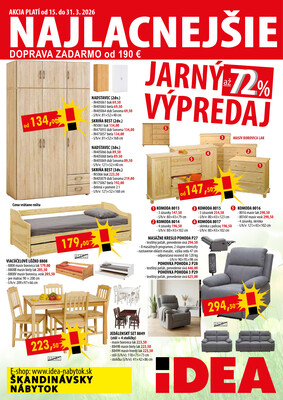 IDEA nábytok : 1 leták