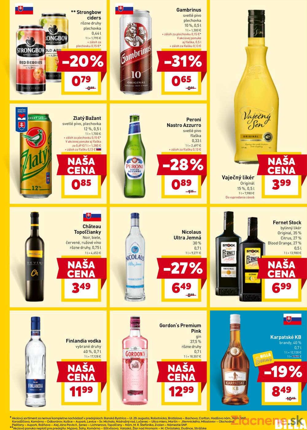 BILLA od 25.3. do 31.3.2026