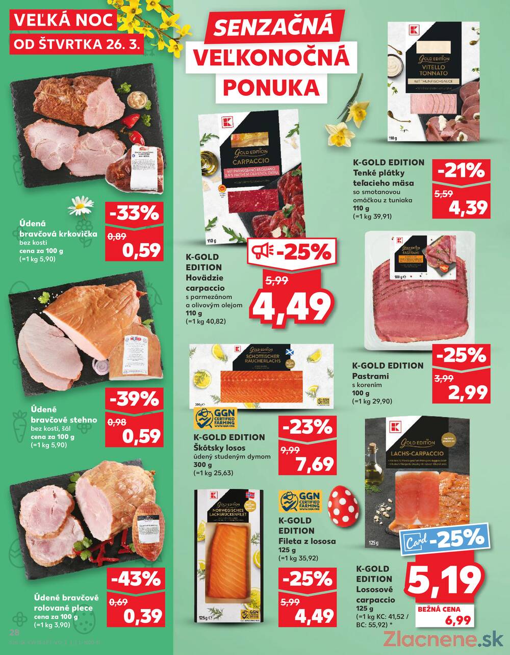 Kaufland 26.3. - 31.3. - Kaufland Tvrdošín