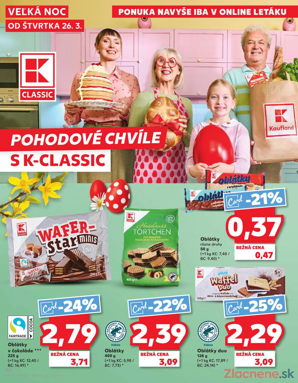 Kaufland 26.3. - 31.3. - Kaufland Handlová - Okružná ul.