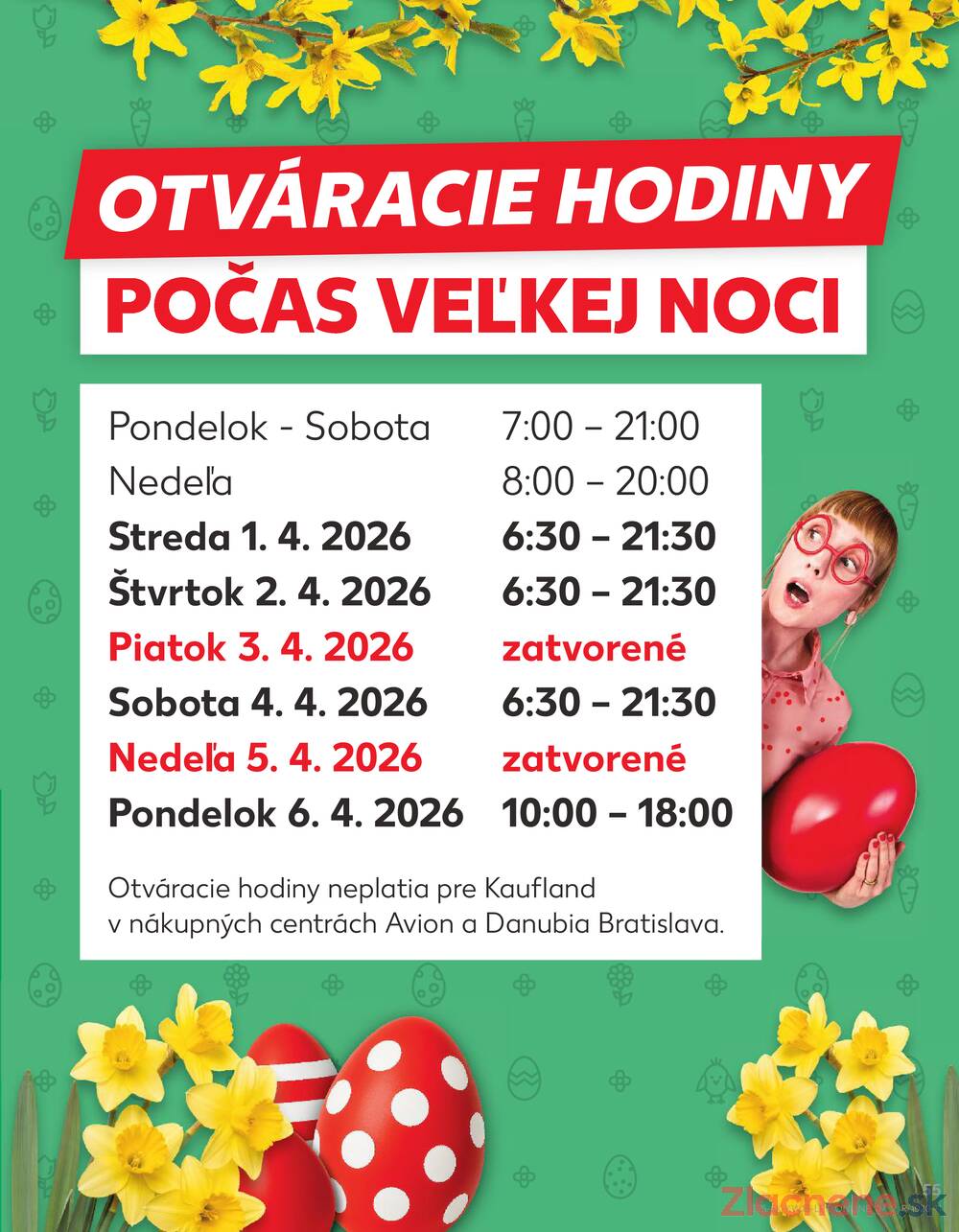 Kaufland 26.3. - 31.3. - Kaufland Bratislava - Petržalka