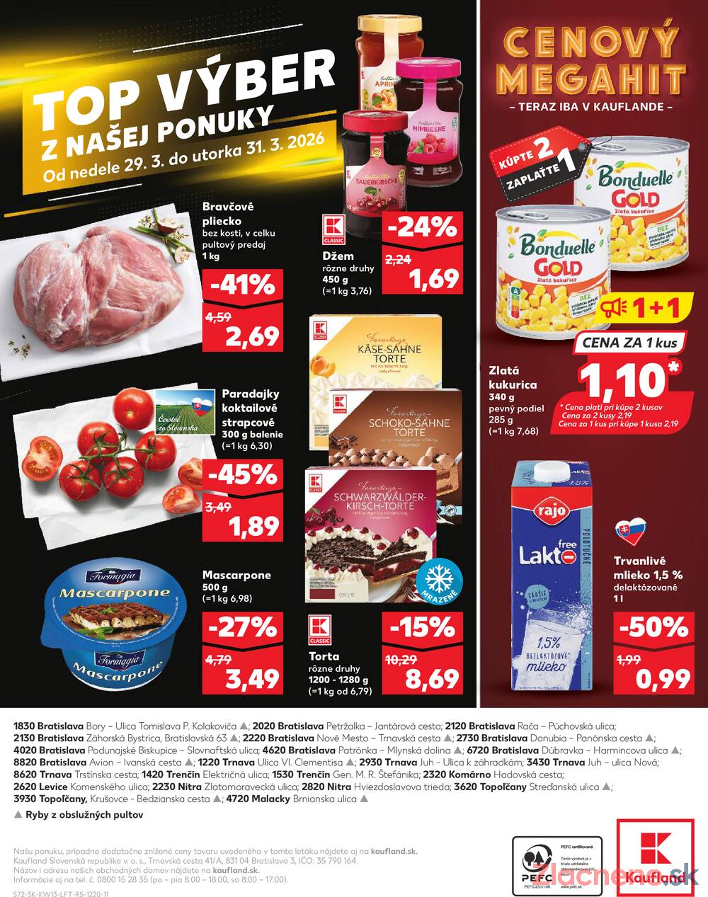 Kaufland 26.3. - 31.3. - Kaufland Levice