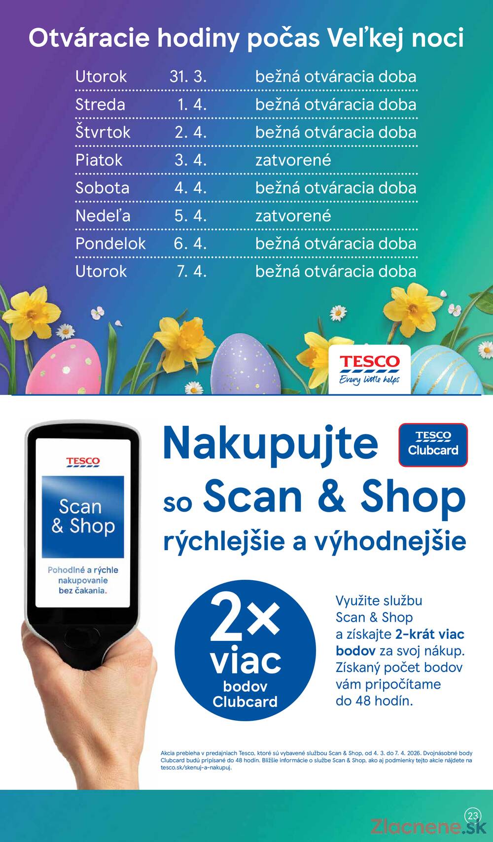 Leták Tesco - Tesco malé hypermarkety od 31.3. do 7.4. - strana 23 Leták Tesco - Tesco malé hypermarkety od 31.3. do 7.4. - strana 23