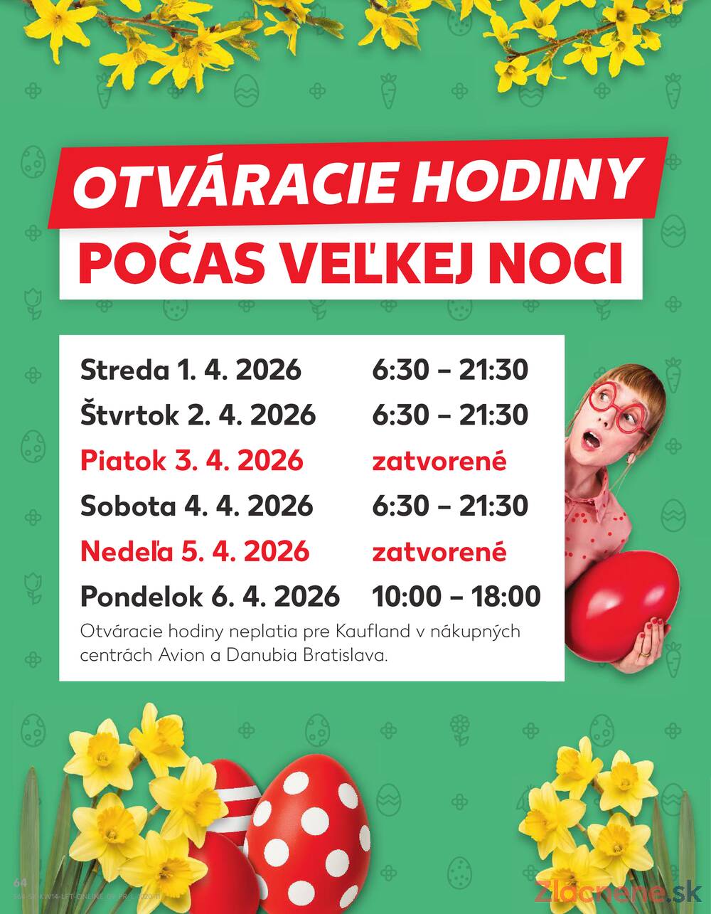 Kaufland 1.4. - 8.4. - Kaufland Vranov nad Topľou