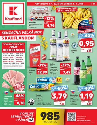 Leták Kaufland 1.4. - 8.4. - Kaufland Púchov