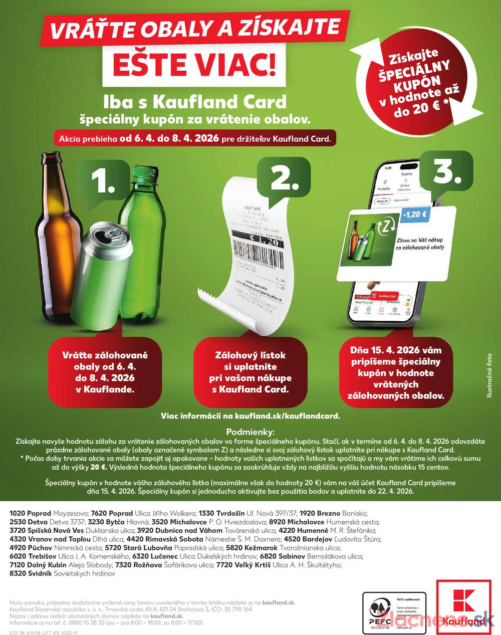 Kaufland 1.4. - 8.4. - Kaufland Stará Ľubovňa