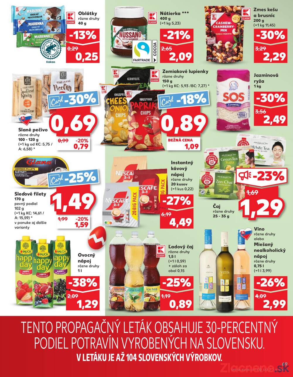 Leták Kaufland - Kaufland 1.4. - 8.4. - Kaufland - Pezinok-Grinava - strana 69 Leták Kaufland - Kaufland 1.4. - 8.4. - Kaufland - Pezinok-Grinava - strana 69