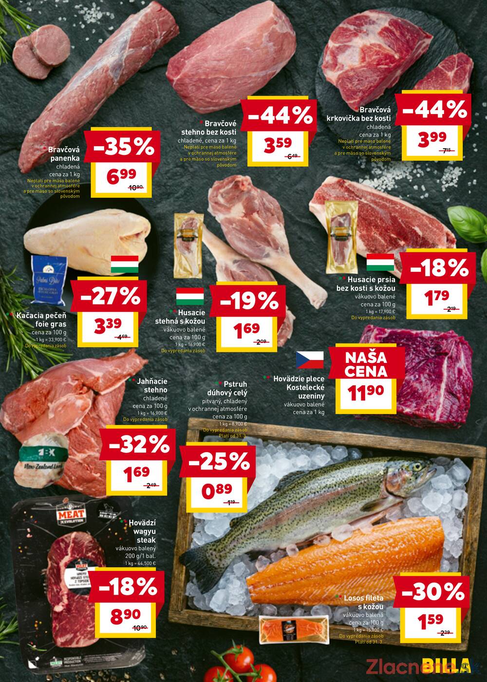 BILLA od 30.3. do 6.4.2026