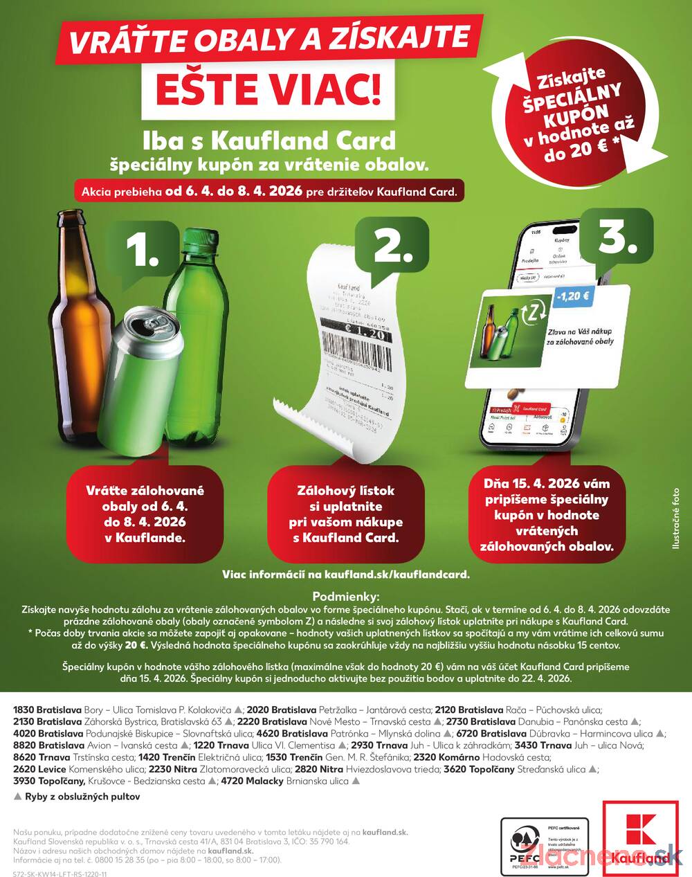Kaufland 1.4. - 8.4. - Kaufland Trnava - Juh - Bratislavská