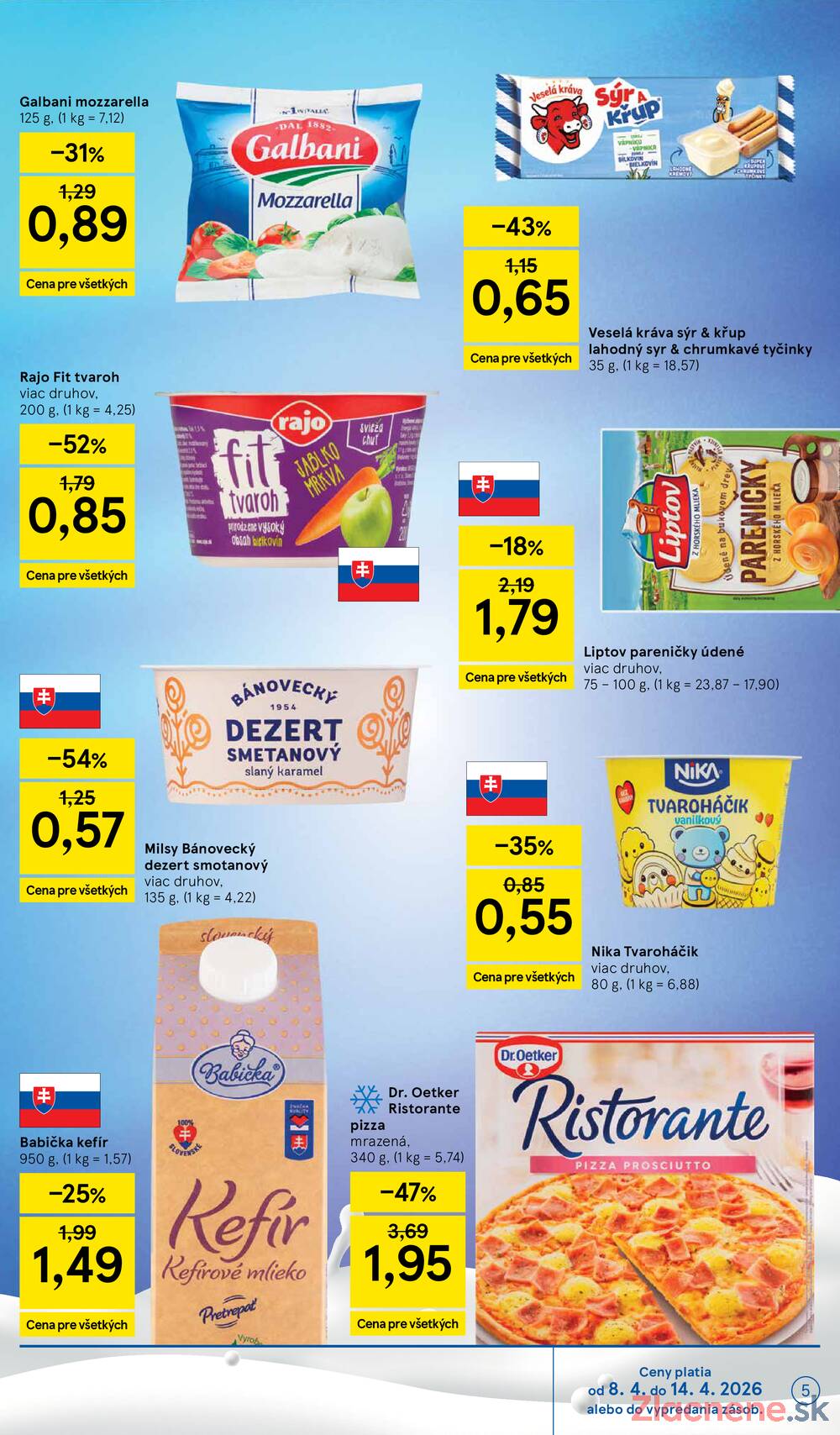 Leták Tesco - Tesco supermarkety od 8.4. do 14.4.2026 - strana 5 Leták Tesco - Tesco supermarkety od 8.4. do 14.4.2026 - strana 5