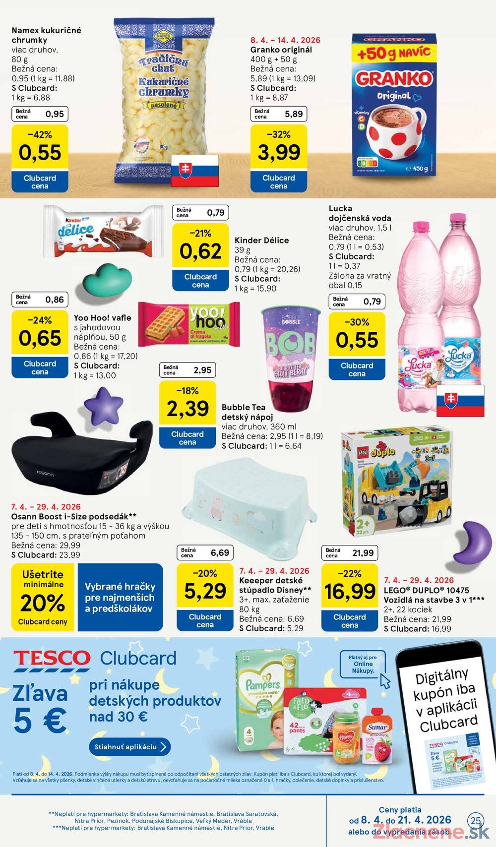 Tesco malé hypermarkety 7.4. - 14.4.
