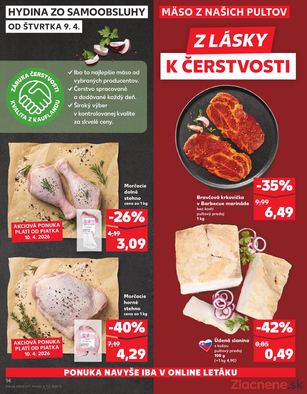 Kaufland 9.4. - 15.4. - Kaufland Humenné