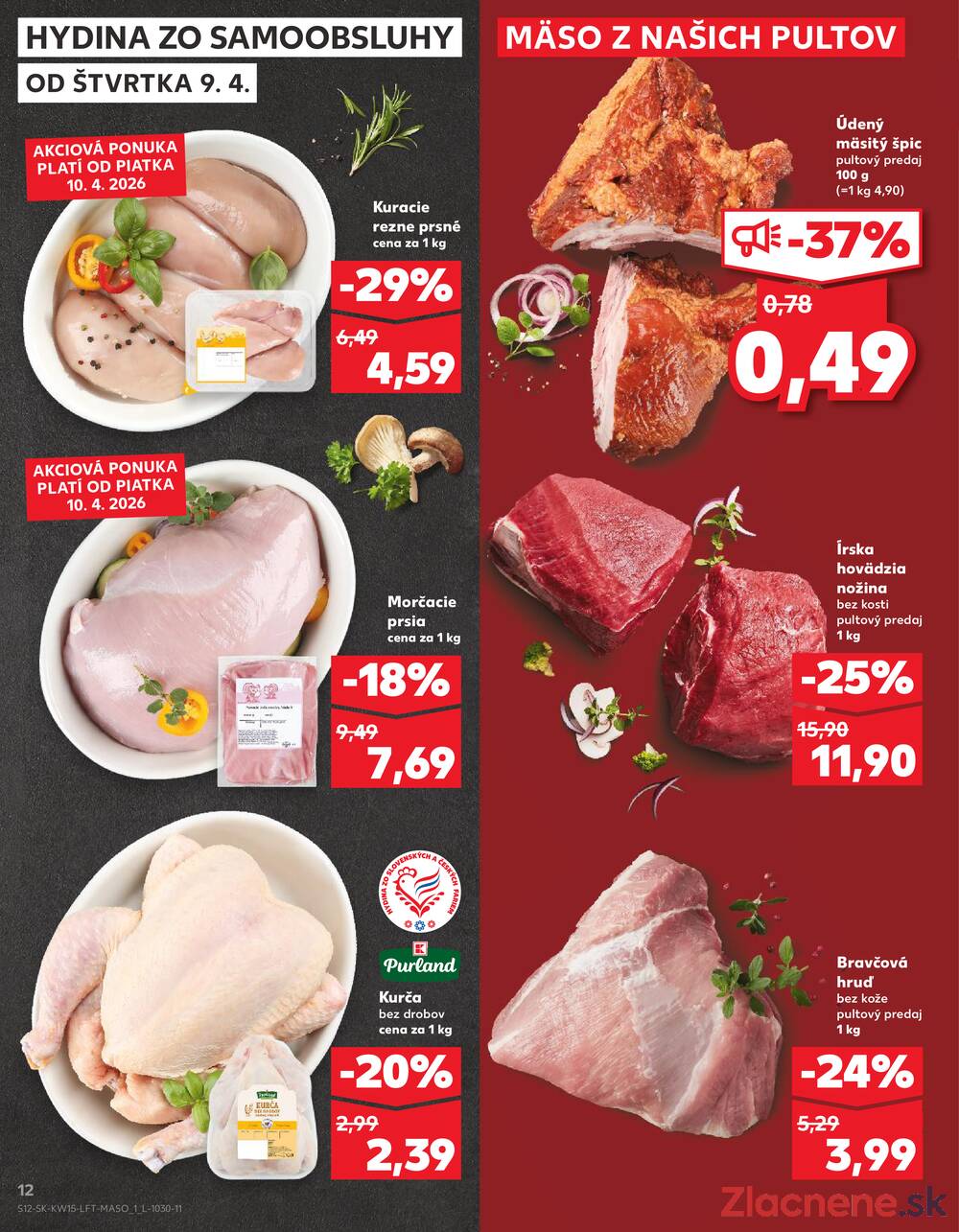 Kaufland 9.4. - 15.4. - Kaufland Sereď
