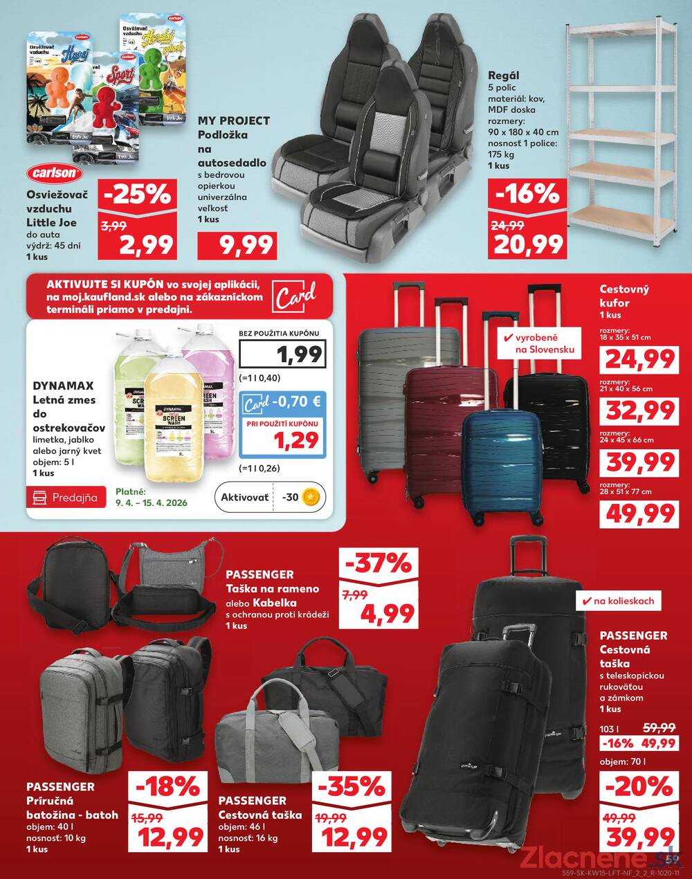 Leták Kaufland - Kaufland 9.4. - 15.4. - Kaufland Košice - Popradská - strana 59 Leták Kaufland - Kaufland 9.4. - 15.4. - Kaufland Košice - Popradská - strana 59