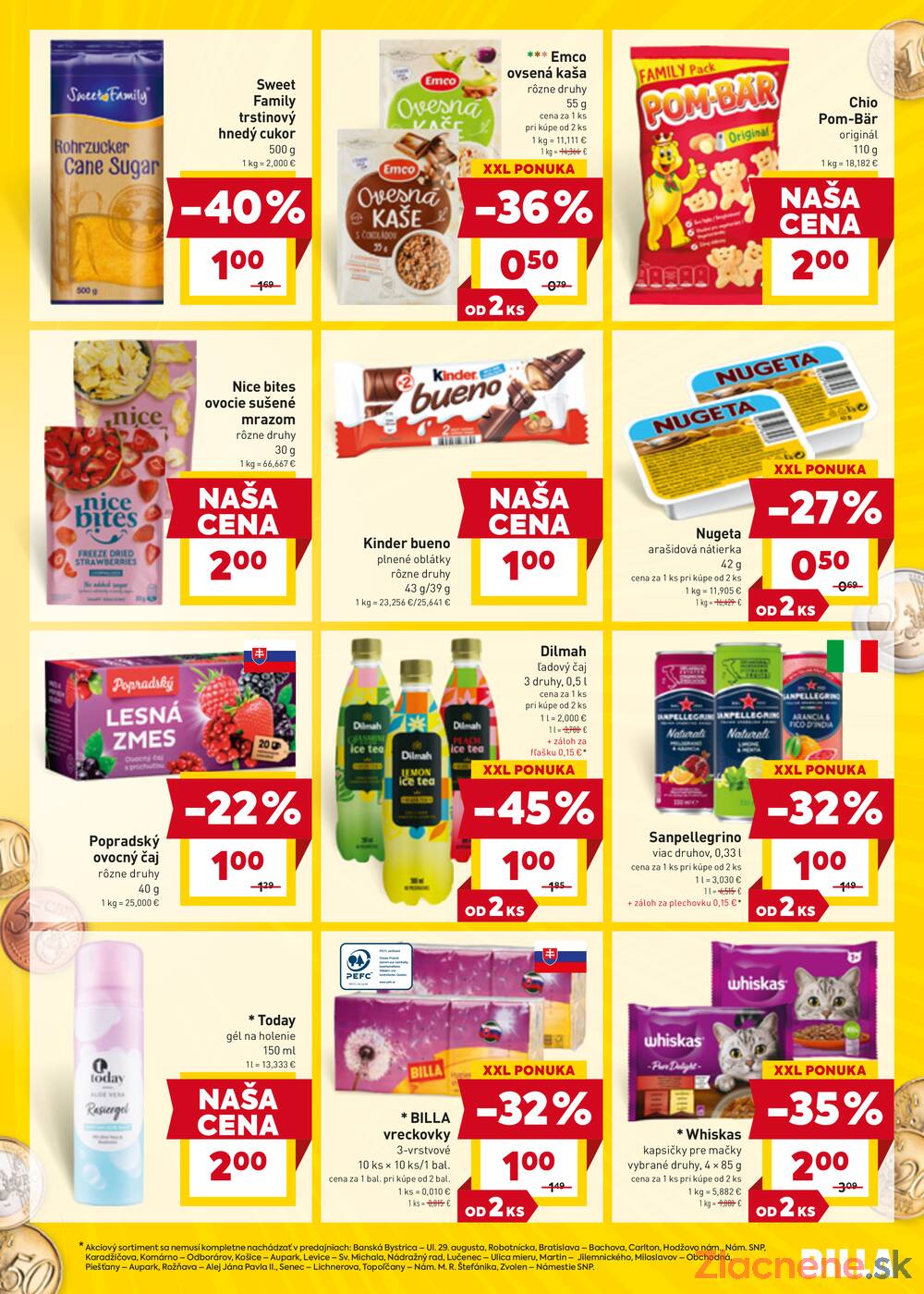 BILLA od 7.4. do 14.4.2026