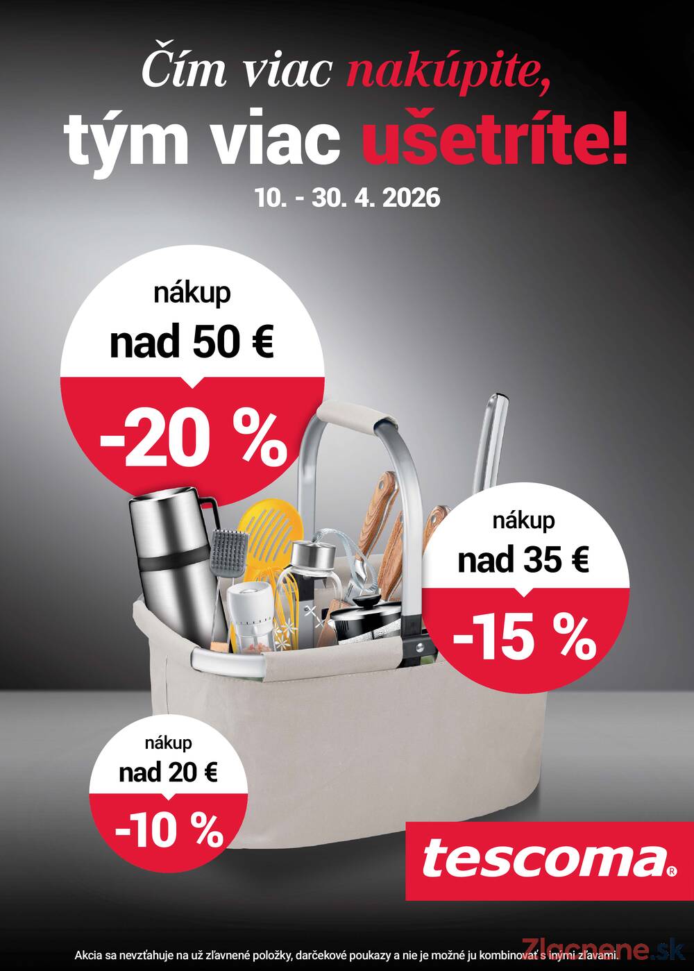 Leták Tescoma - Tescoma 10.4. - 30.4. - strana 1 Leták Tescoma - Tescoma 10.4. - 30.4. - strana 1