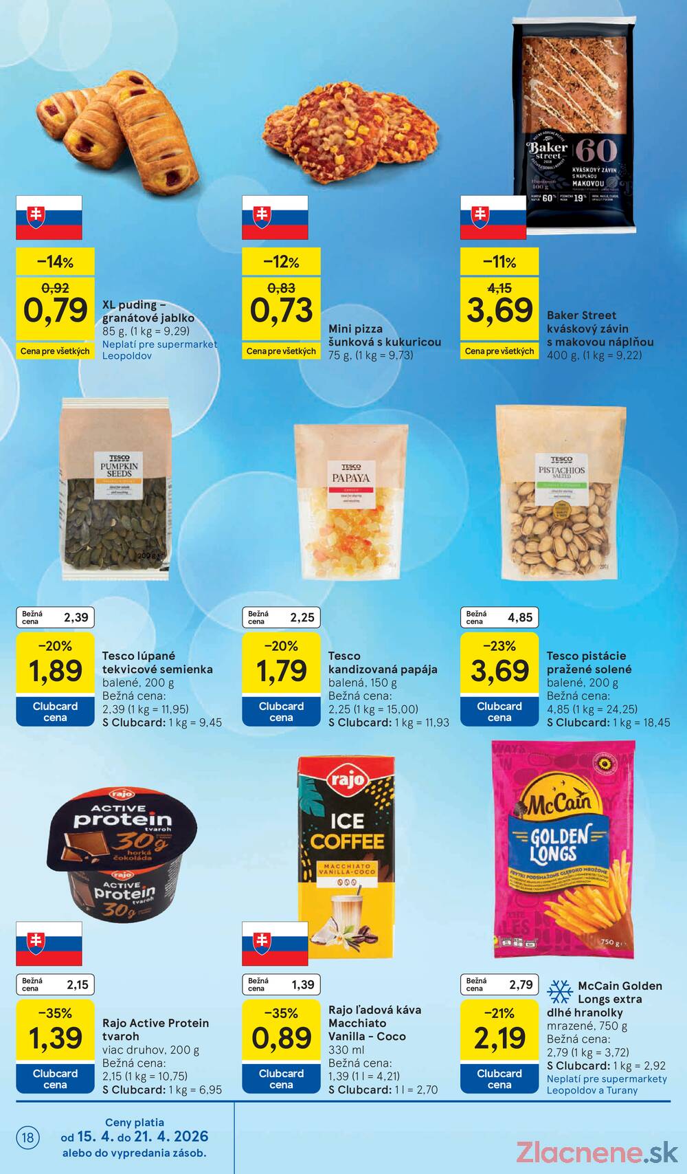 Tesco supermarkety od 15.4. do 21.4.2026