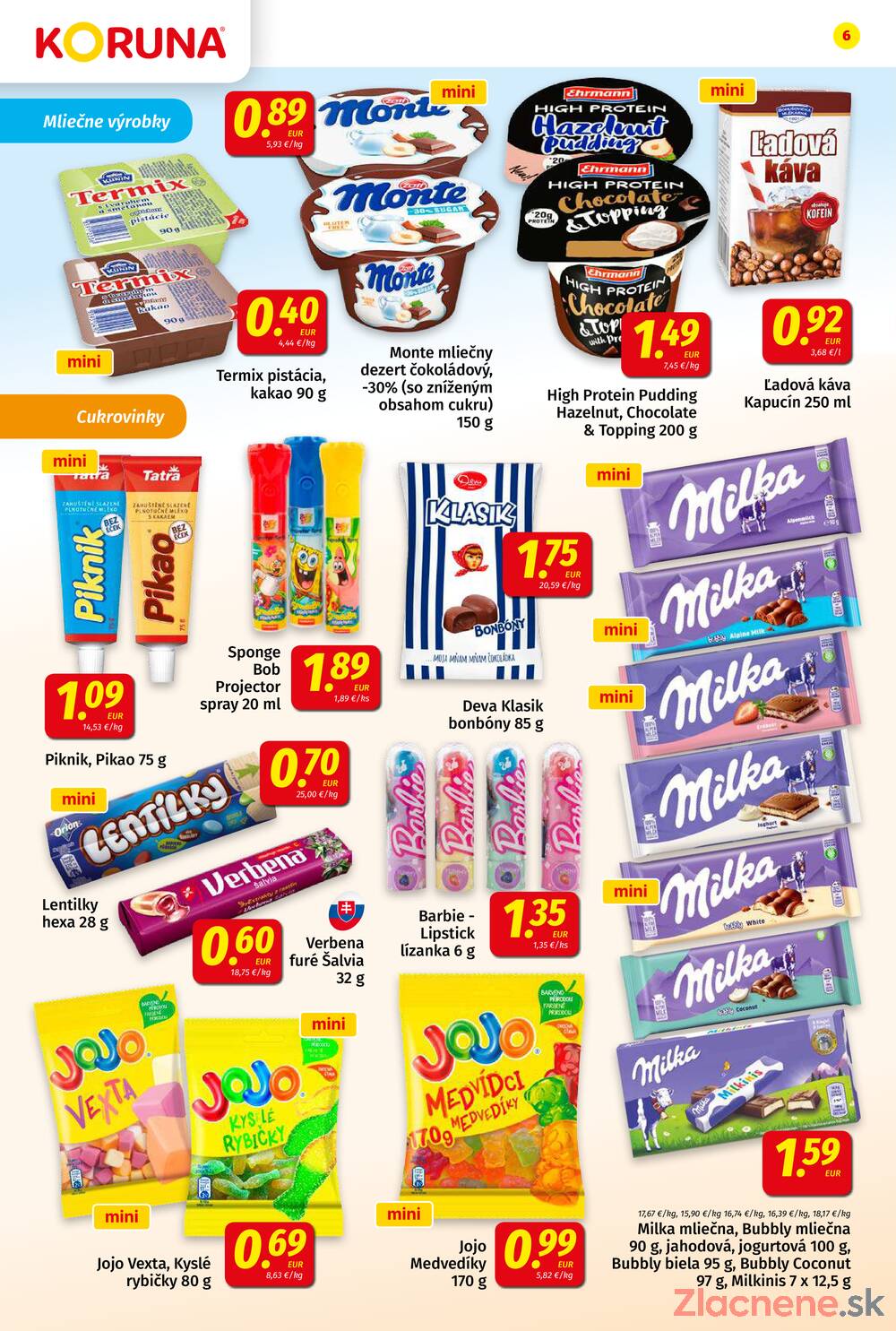 Leták KORUNA - KORUNA do 22.4. - strana 6 Leták KORUNA - KORUNA do 22.4. - strana 6