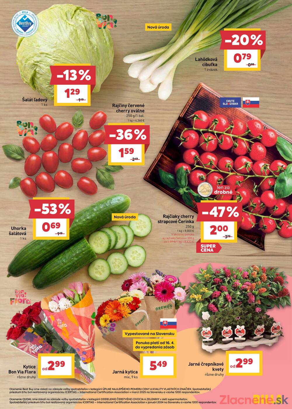 BILLA od 15.4. do 21.4.2026