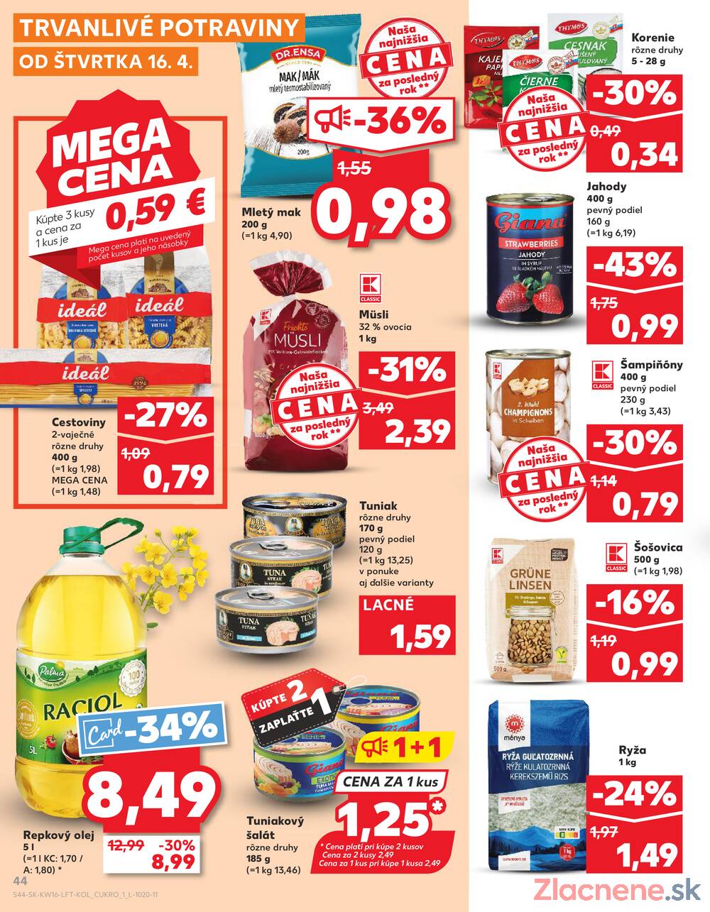 Kaufland 16.4. - 22.4. - Kaufland Spišská Nová Ves