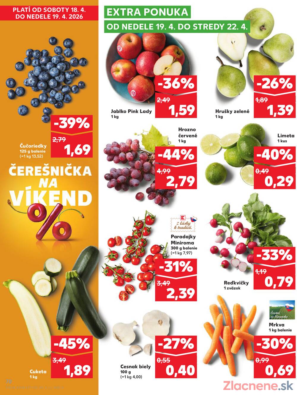 Kaufland 16.4. - 22.4. - Kaufland Stará Ľubovňa