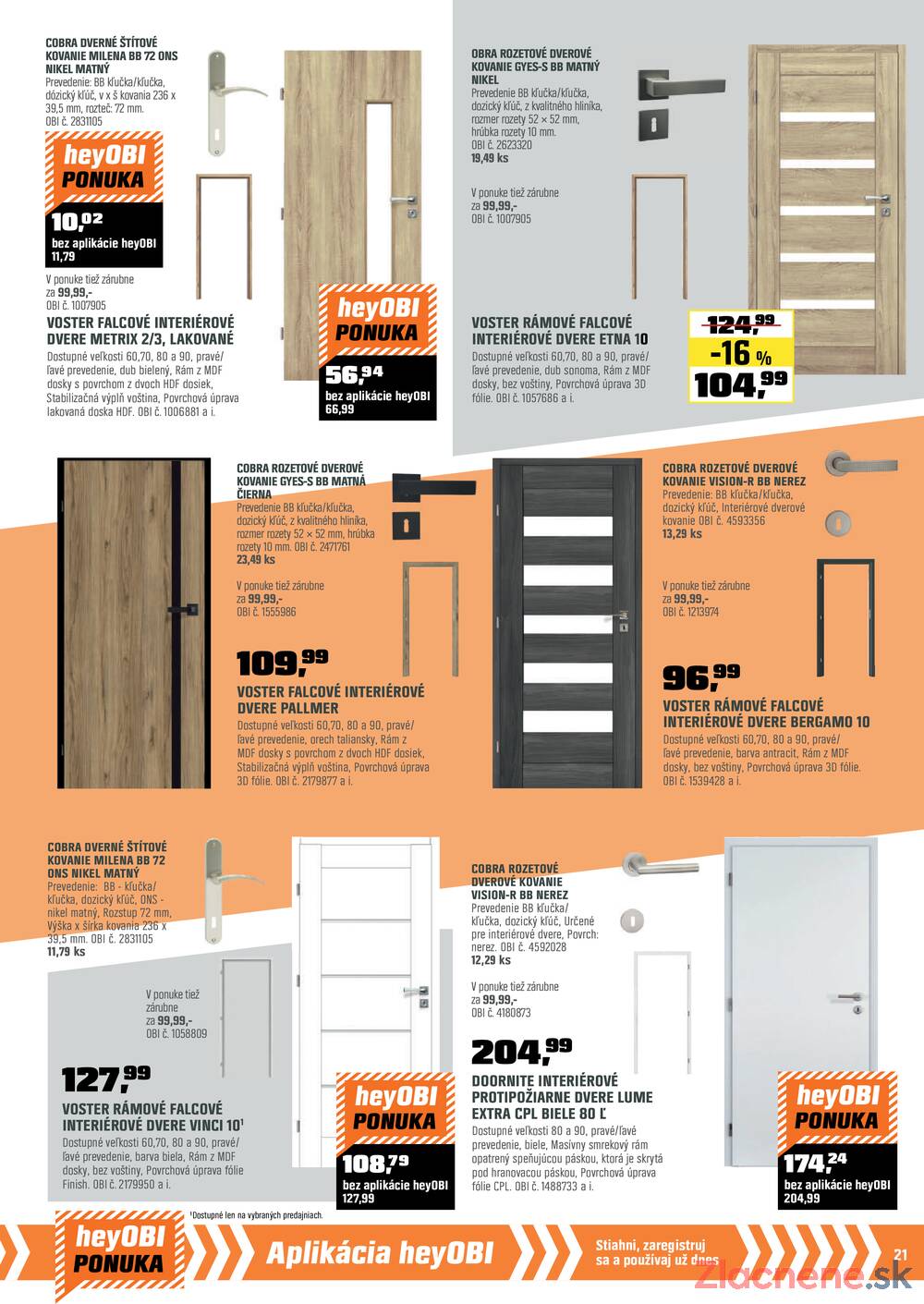 Leták OBI - OBI 14.4. - 30.4. - strana 23