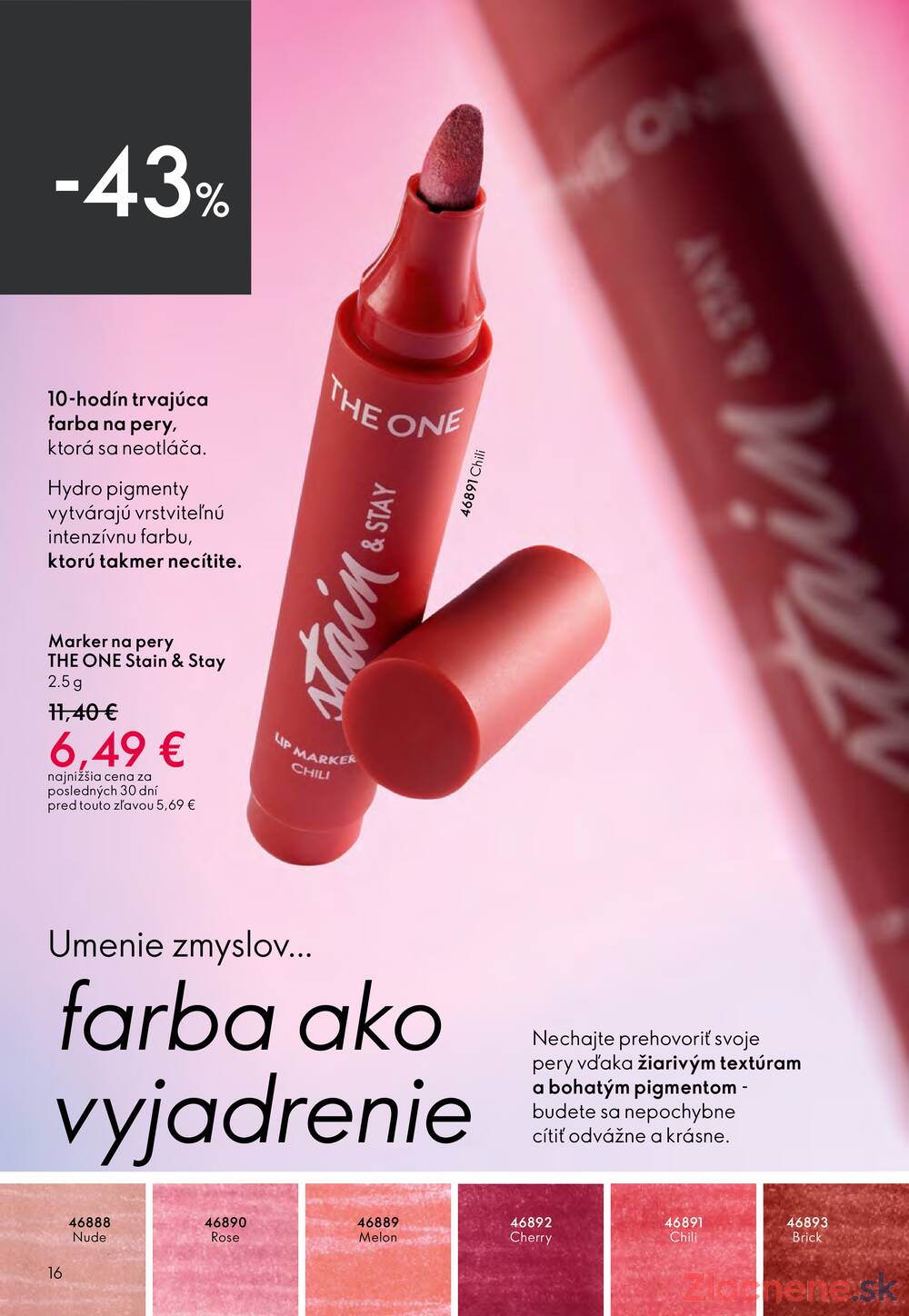 Leták Oriflame - Oriflame do 5.5. - strana 16