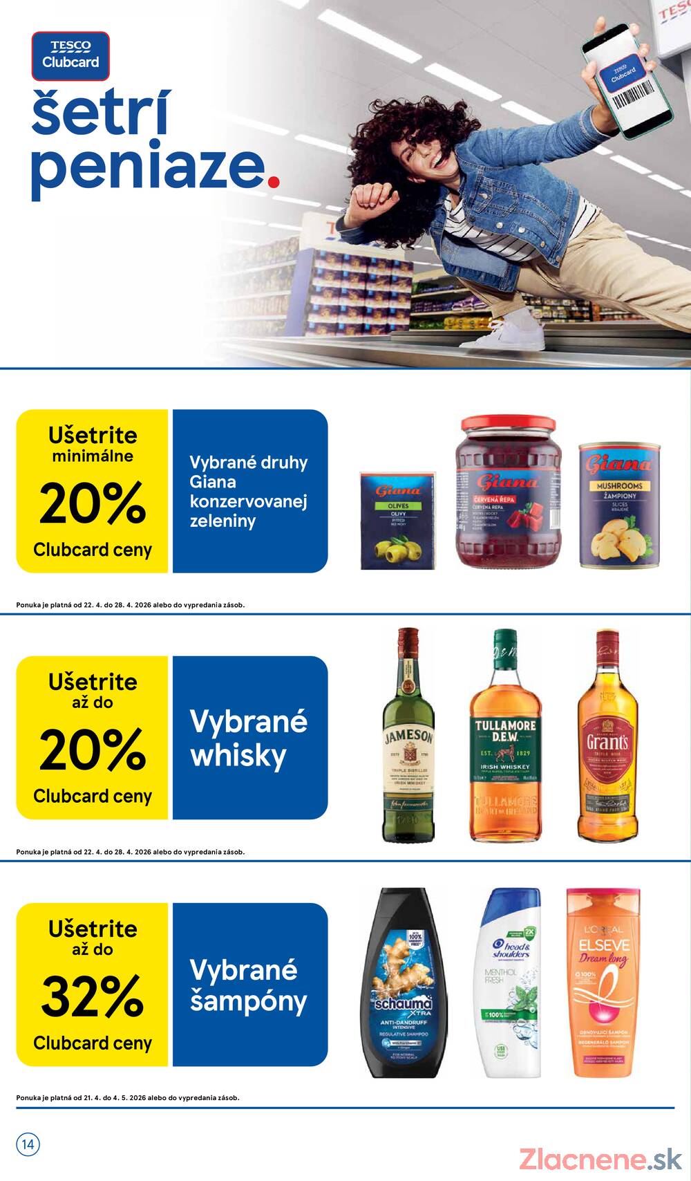 Tesco supermarkety od 22.4. do 28.4.2026