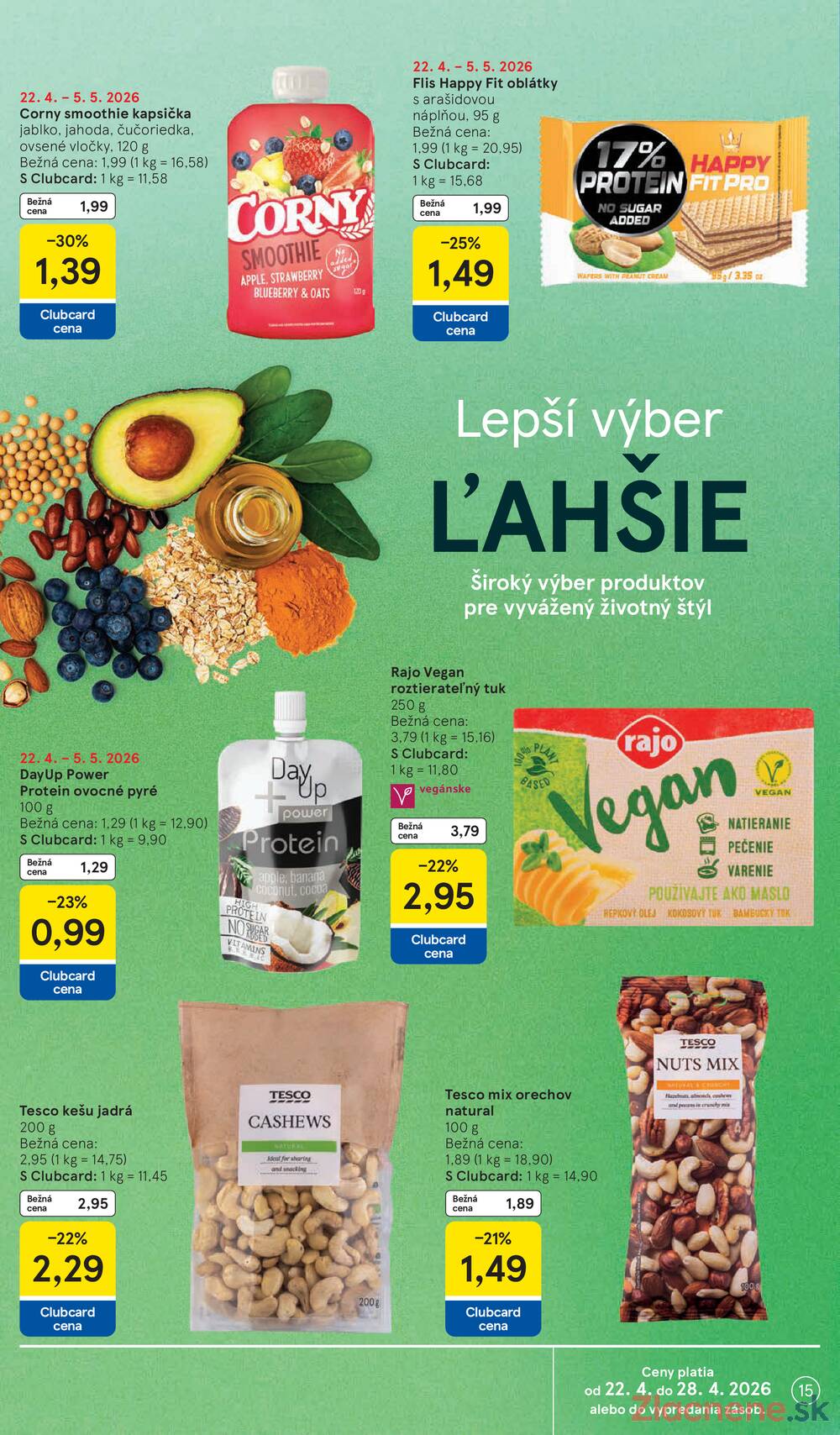 Tesco supermarkety od 22.4. do 28.4.2026