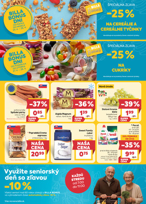 BILLA od 22.4. do 28.4.2026