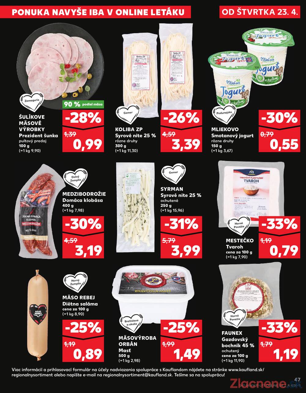 Leták Kaufland - Kaufland 23.4. - 29.4. - Kaufland Detva - strana 47