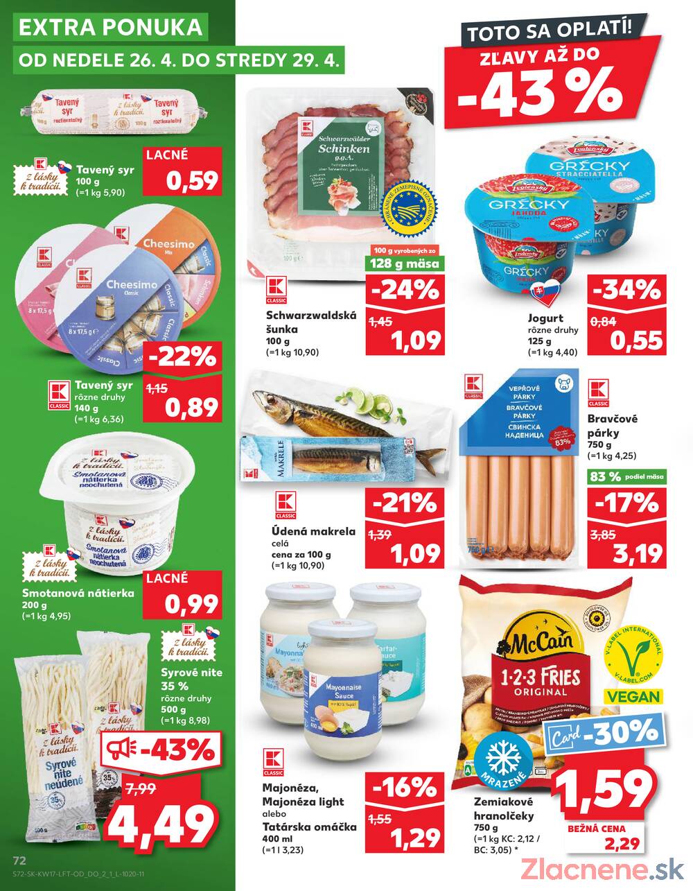 Leták Kaufland - Kaufland 23.4. - 29.4. - Kaufland Vranov nad Topľou - strana 72