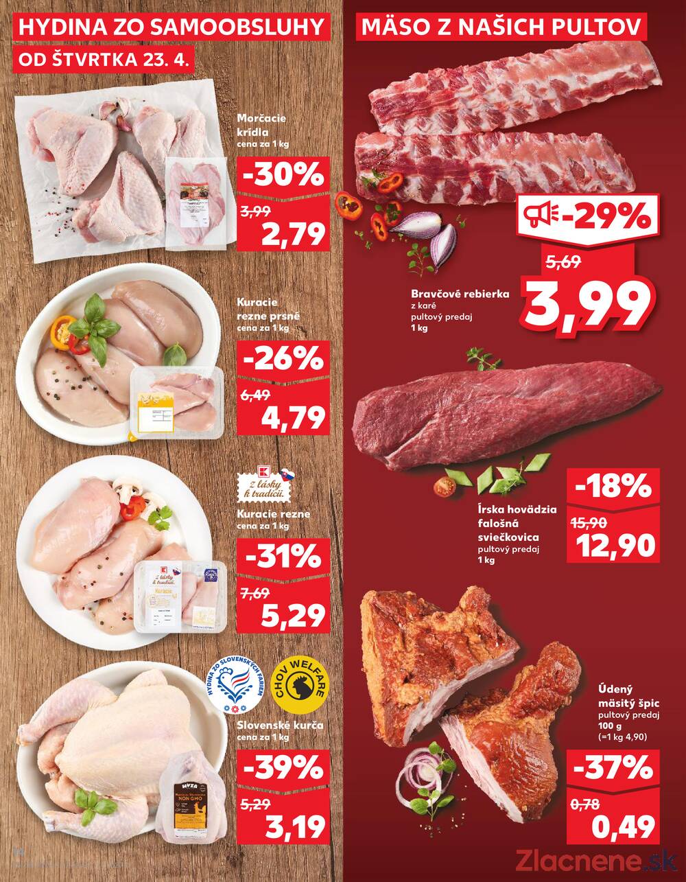 Kaufland 23.4. - 29.4. - Kaufland Poprad - Jiřího Wolkera