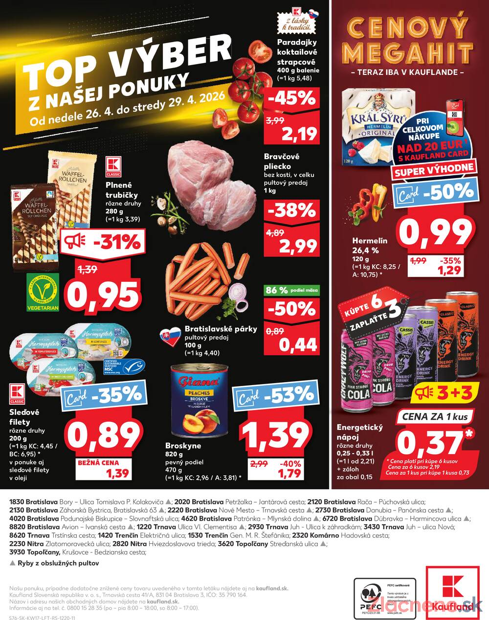 Kaufland 23.4. - 29.4. - Kaufland Trnava - Nová ul.