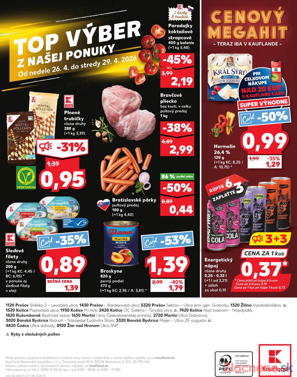 Kaufland 23.4. - 29.4. - Kaufland Banská Bystrica - Radvaň