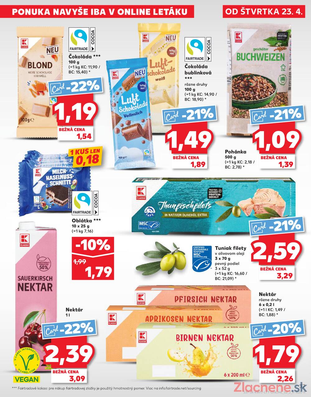 Kaufland 23.4. - 29.4. - Kaufland Košice - Nad Jazerom